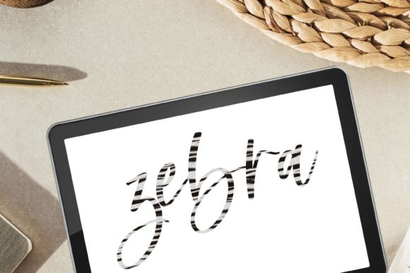 Download Zebra Procreate Brush for Hand Lettering - Letter Collection