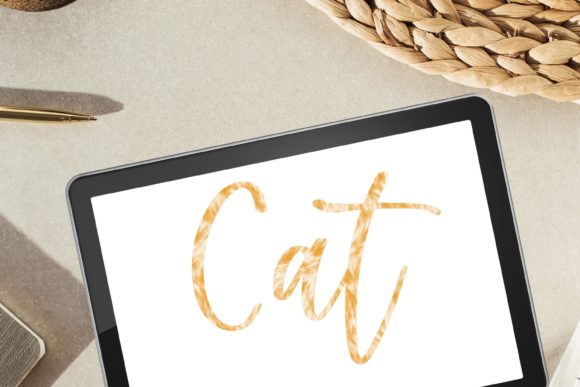 Download Cat Procreate Brush for Hand Lettering - Letter Collection