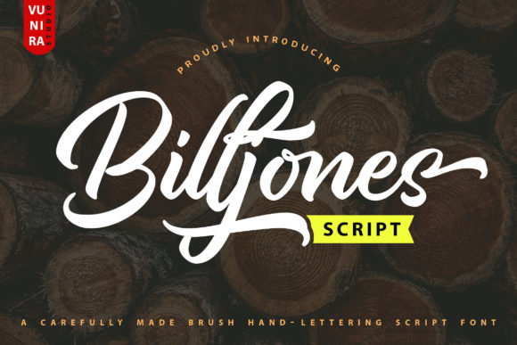 Download Billjones | Brush Hand-Lettering Script - Letter Collection