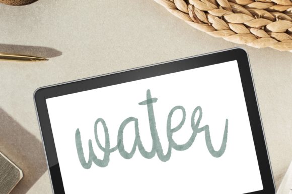 Download Water Procreate Brush for Hand Lettering - Letter Collection