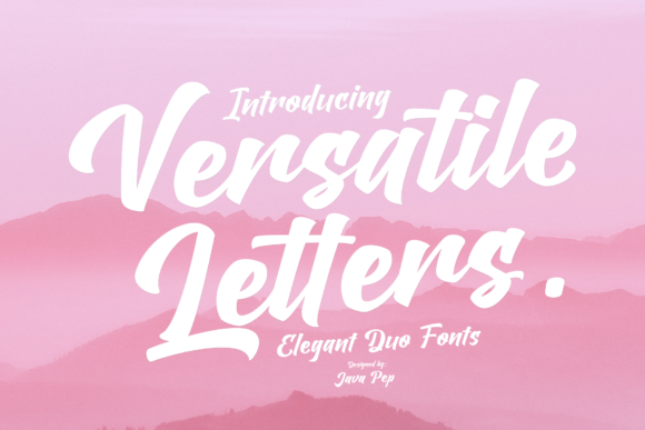 Download Versatile Letters Duo Script - Letter Collection