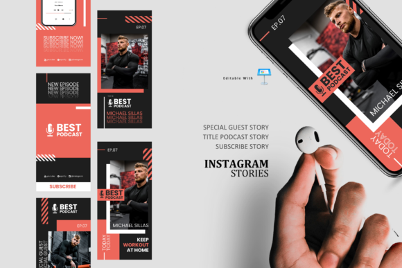 Download Healthy Podcasting Talk Ig Stories Post - Premium Resources