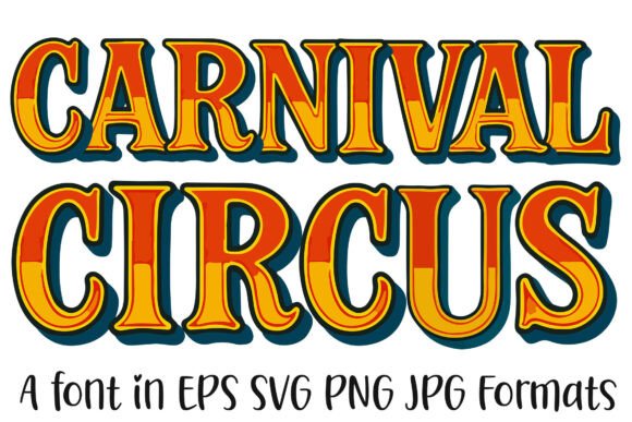 Download Carnival Circus Alphabet Lettering ABC - Letter Collection