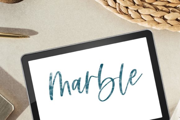 Download Marble Procreate Brush Lettering - Letter Collection