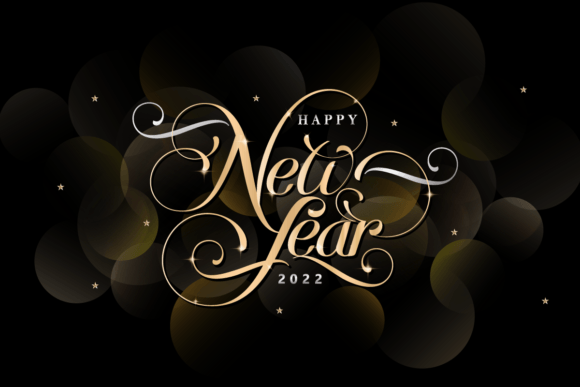 Download Happy New Year Lettering Fonts - Letter Collection