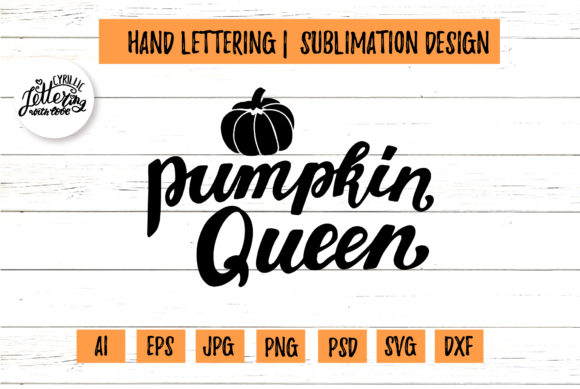 Download Pumpkin Queen Lettering for Cricut - Letter Collection