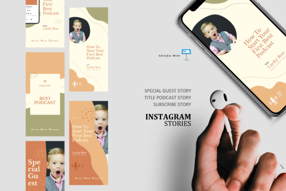 Download Creative Podcasting Talk Ig Stories Post - Premium Resources